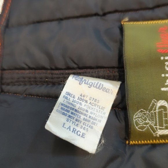 RefrigiWear Kodofill Insulated Warm Bibs Overalls High Visibility Orange USA L - Picture 6 of 8